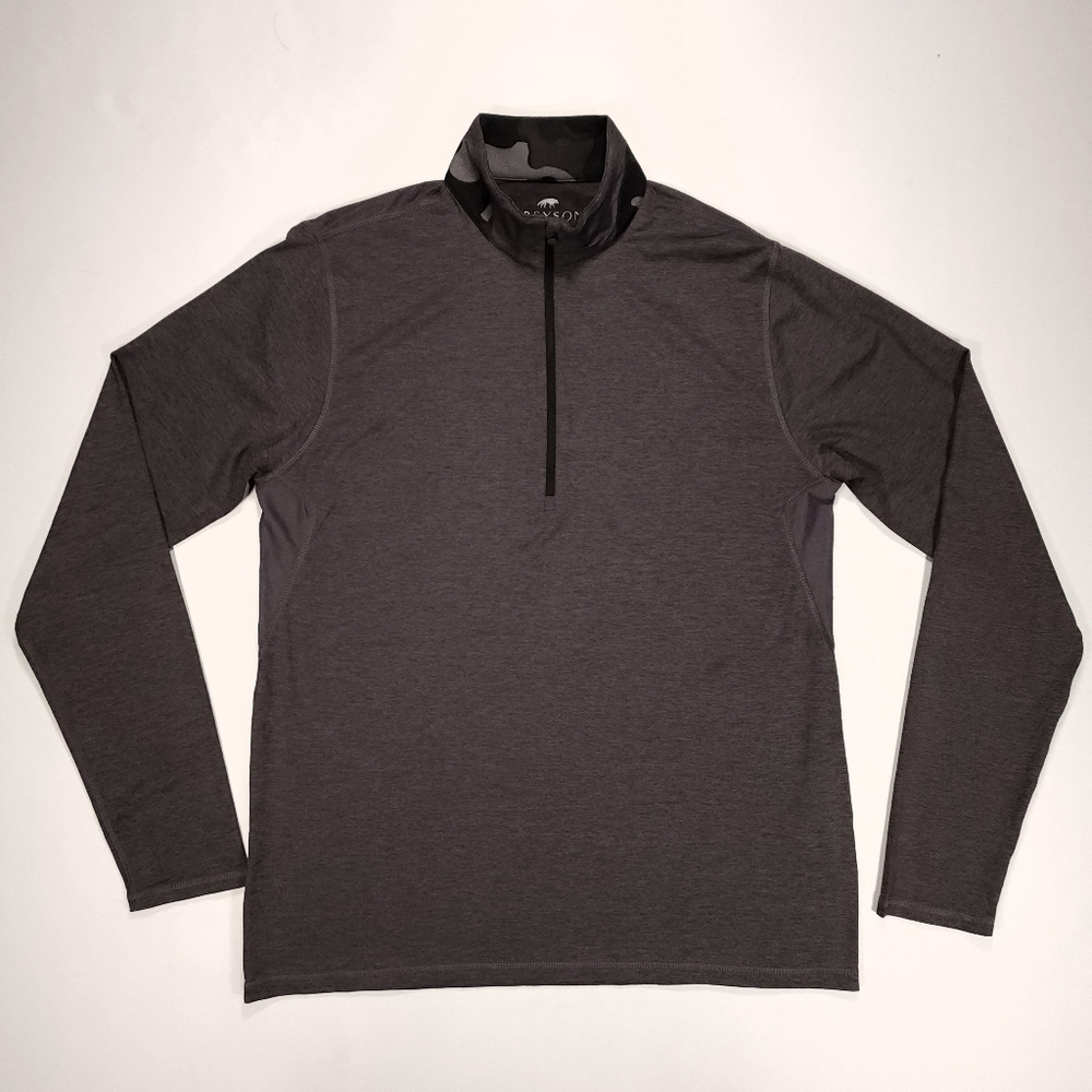 Greyson Golf Pullover Guide Sport Quarter Zip Men's Medium M Light Grey EUC!